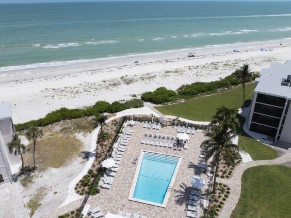 Sanibel Island Three Bedroom Beach Condo Gulf-Front